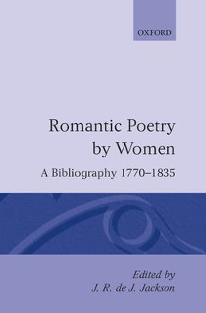 Romantic Poetry by Women Romantic Poetry by Women