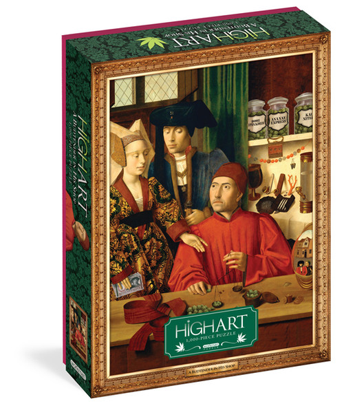 High Art: A Budtender in His Shop 1,000-Piece Puzzle High Art: A Budtender in His Shop 1,000-Piece Puzzle