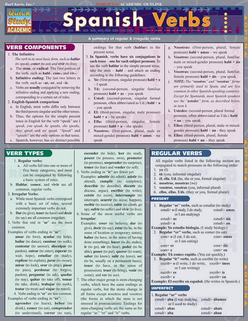 Spanish Verbs Spanish Verbs