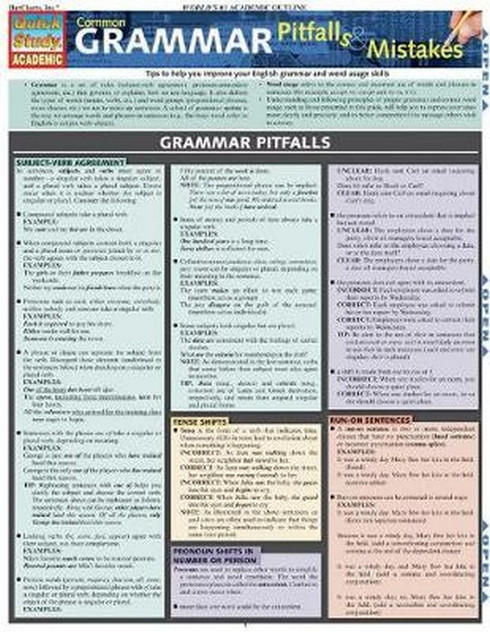 Common Grammar Pitfalls & Mistakes Common Grammar Pitfalls & Mistakes