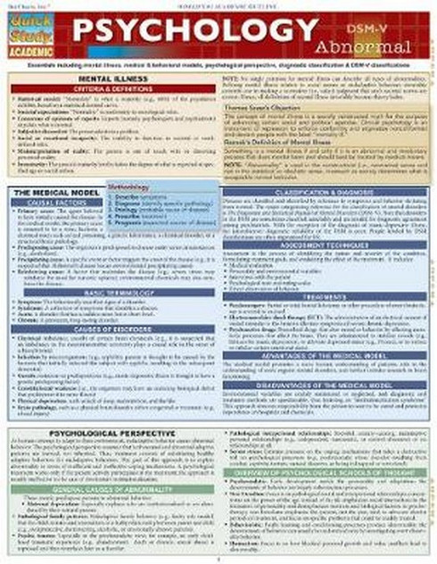 Psychology: Abnormal Psychology: Abnormal