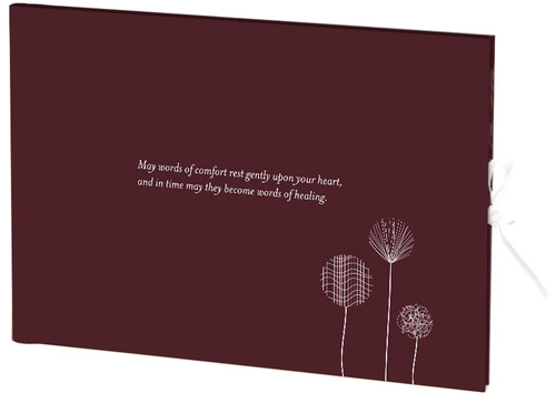Guest Book - Condolence-Maroon