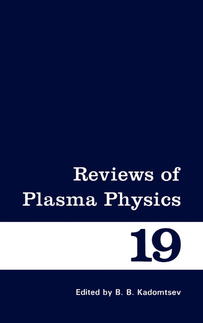 Reviews of Plasma Physics Reviews of Plasma Physics