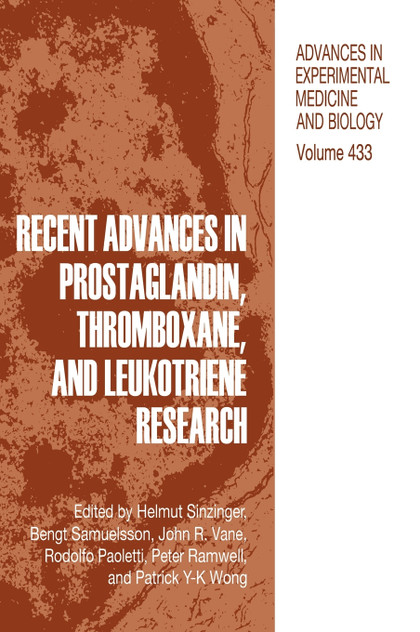 Recent Advances in Prostaglandin, Thromboxane, and Leukotriene Research