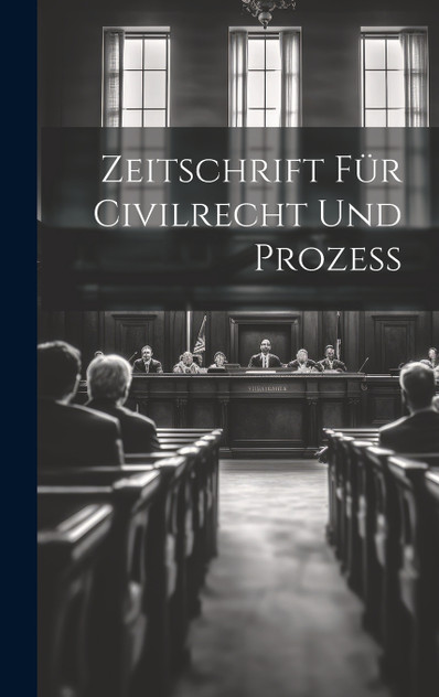 Zeitschrift Für Civilrecht Und Prozess Zeitschrift Für Civilrecht Und Prozess
