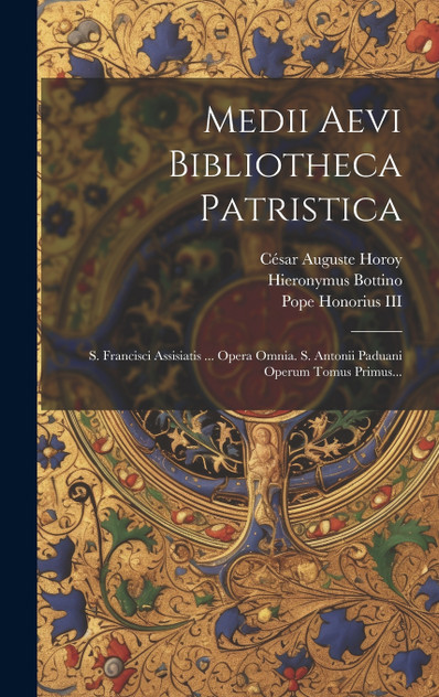 Medii Aevi Bibliotheca Patristica Medii Aevi Bibliotheca Patristica