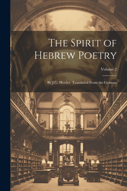 The Spirit of Hebrew Poetry