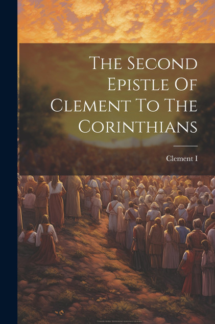 The Second Epistle Of Clement To The Corinthians The Second Epistle Of Clement To The Corinthians