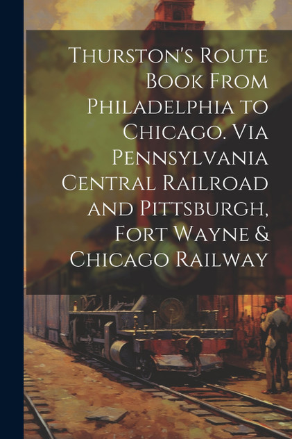 Thurston's Route Book From Philadelphia to Chicago. Via Pennsylvania Central Railroad and Pittsburgh, Fort Wayne & Chicago Railway