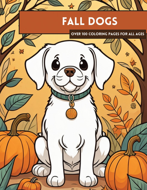 Fall Puppies Coloring Book Fall Puppies Coloring Book