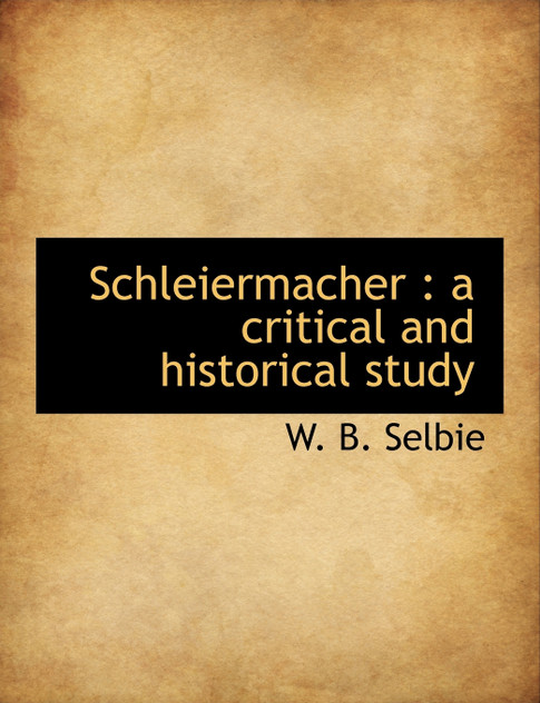 Schleiermacher Schleiermacher