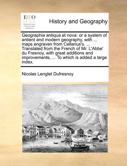 Geographia antiqua et nova Geographia antiqua et nova