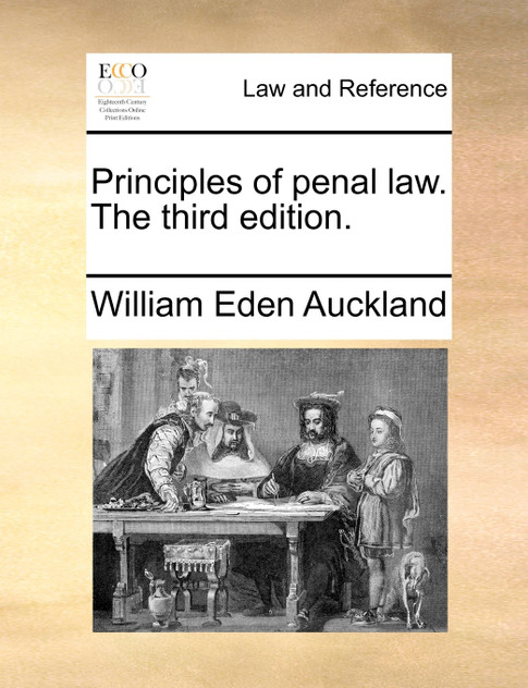 Principles of penal law. The third edition.