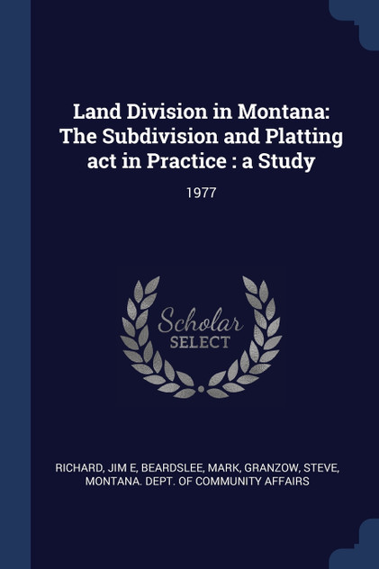 Land Division in Montana