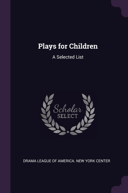 Plays for Children Plays for Children