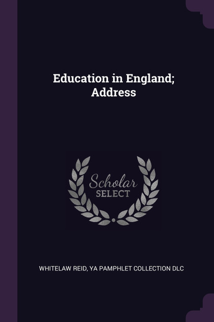 Education in England; Address