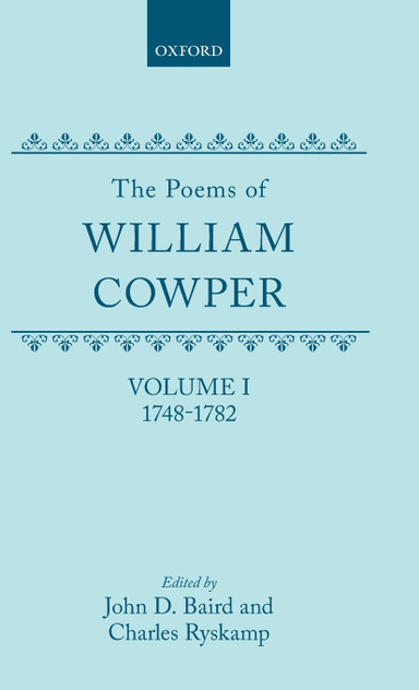 The Poems of William Cowper The Poems of William Cowper