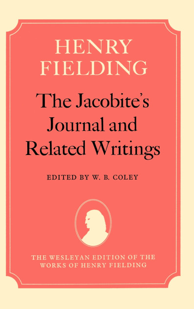 The Jacobite's Journal and Related Writings
