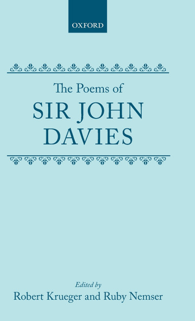 The Poems of Sir John Davies The Poems of Sir John Davies