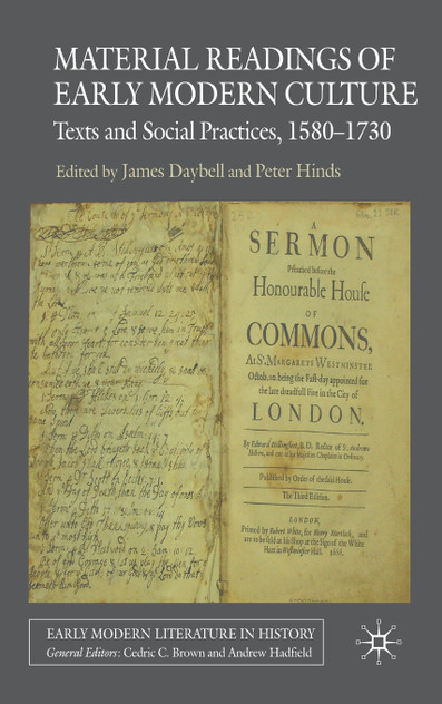 Material Readings of Early Modern Culture