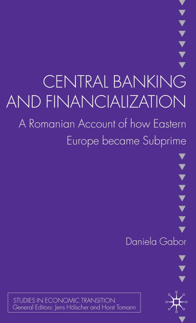 Central Banking and Financialization Central Banking and Financialization