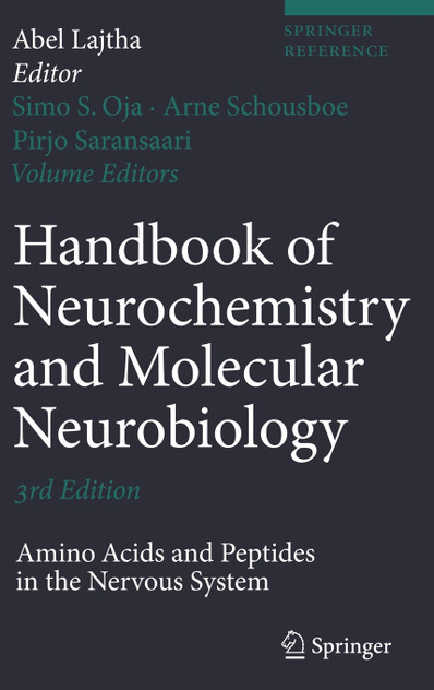 Handbook of Neurochemistry and Molecular Neurobiology