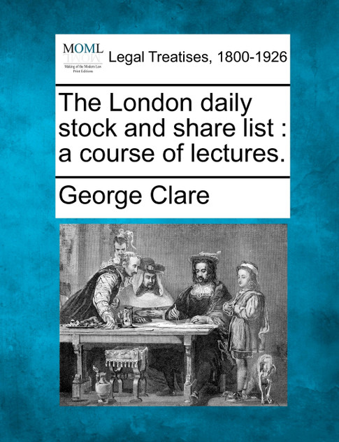 The London daily stock and share list