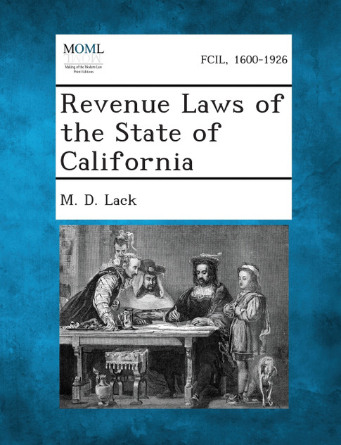 Revenue Laws of the State of California