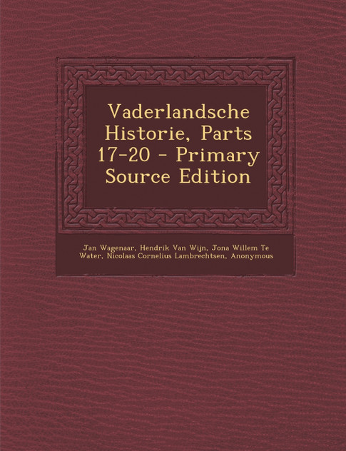 Vaderlandsche Historie, Parts 17-20