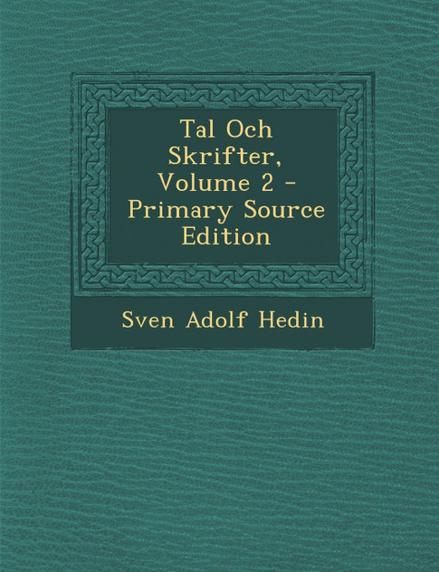 Tal Och Skrifter, Volume 2