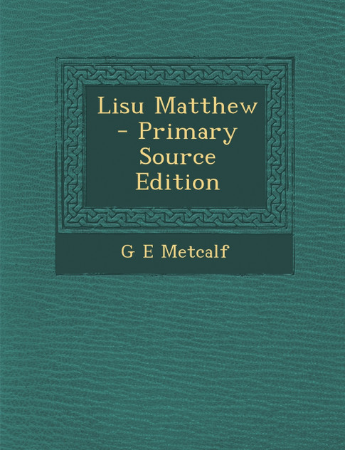 Lisu Matthew Lisu Matthew