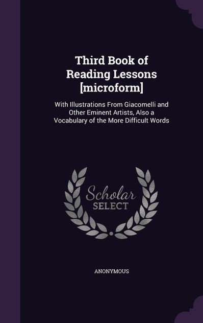 Third Book of Reading Lessons [microform]