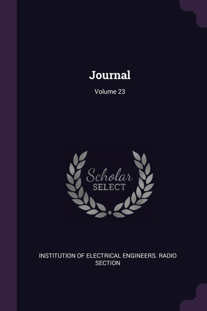 Journal; Volume 23 Journal; Volume 23