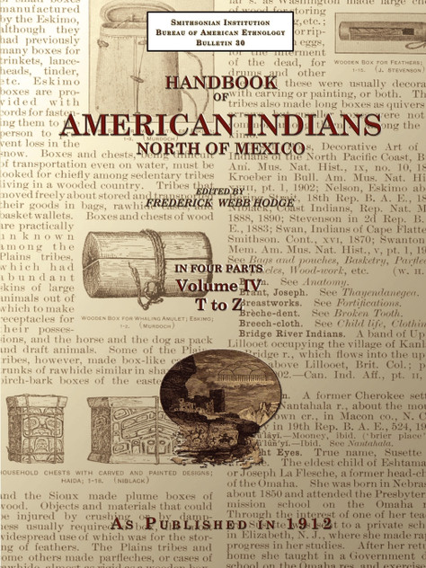 Handbook of American Indians North of Mexico V. 4/4 Handbook of American Indians North of Mexico V. 4/4