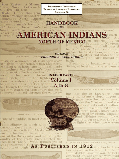 Handbook of American Indians North of Mexico V. 1/4 Handbook of American Indians North of Mexico V. 1/4