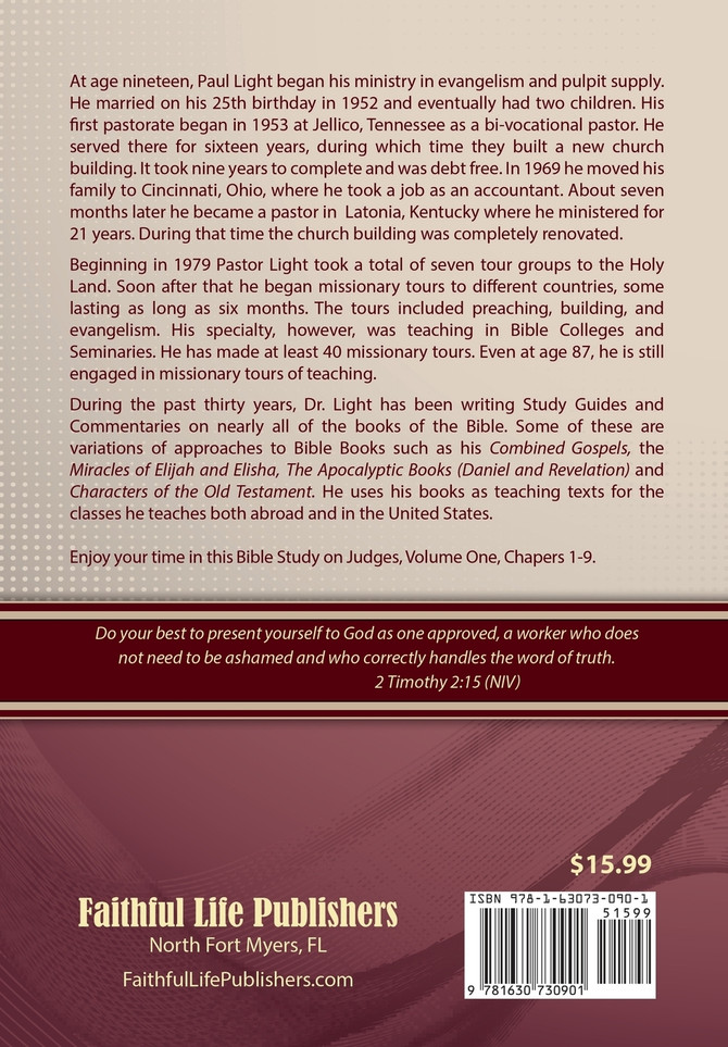 A Bible Study on Judges, Volume One