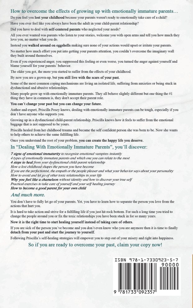 Dealing With Emotionally Immature Parents