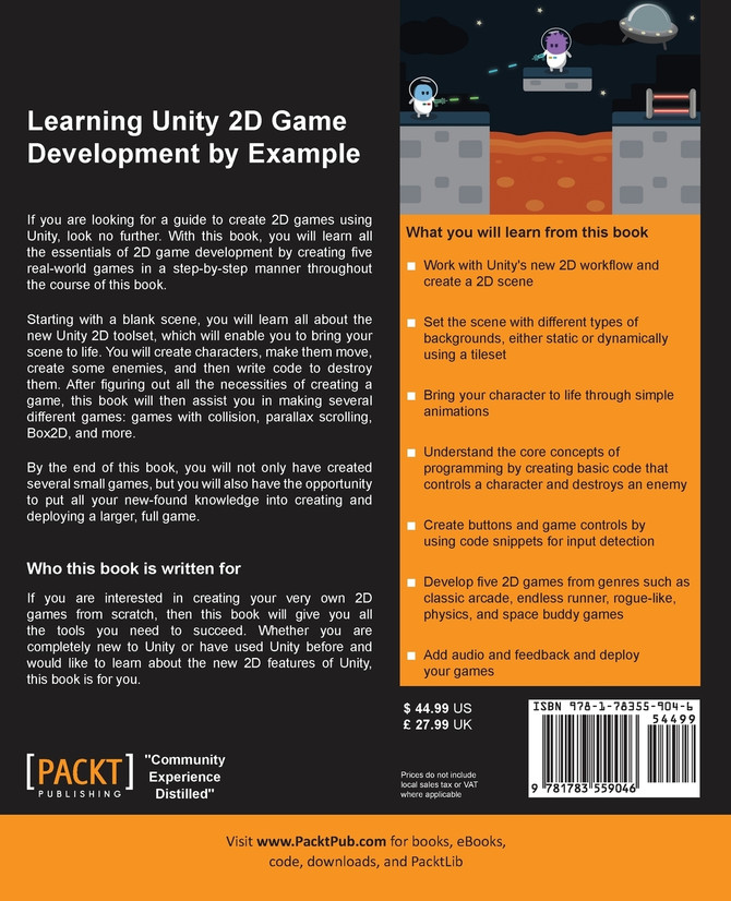 Unity 2D Game Development by Example Beginner's Guide