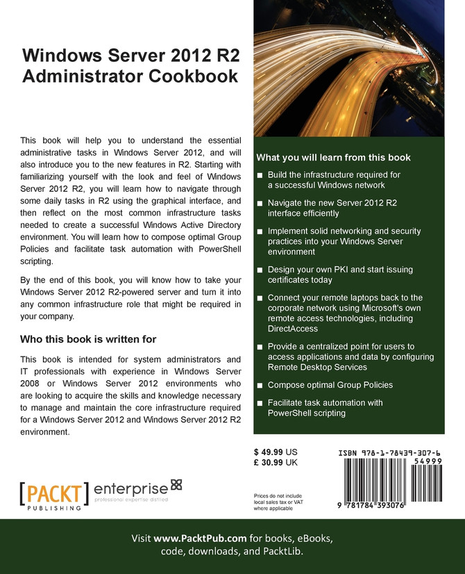 Windows Server 2012 R2 Administrator Cookbook