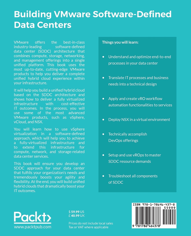 Building VMware Software-Defined Data Centers