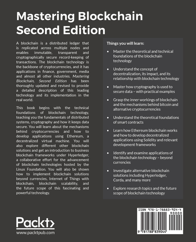 Mastering Blockchain - Second Edition