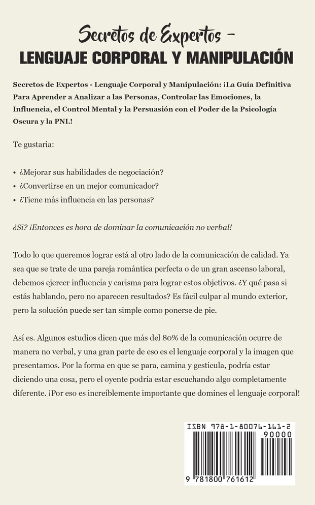 Secretos de Expertos - Lenguaje Corporal y Manipulación