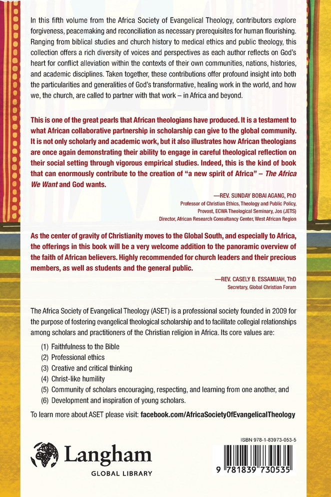 Forgiveness, Peacemaking, and Reconciliation