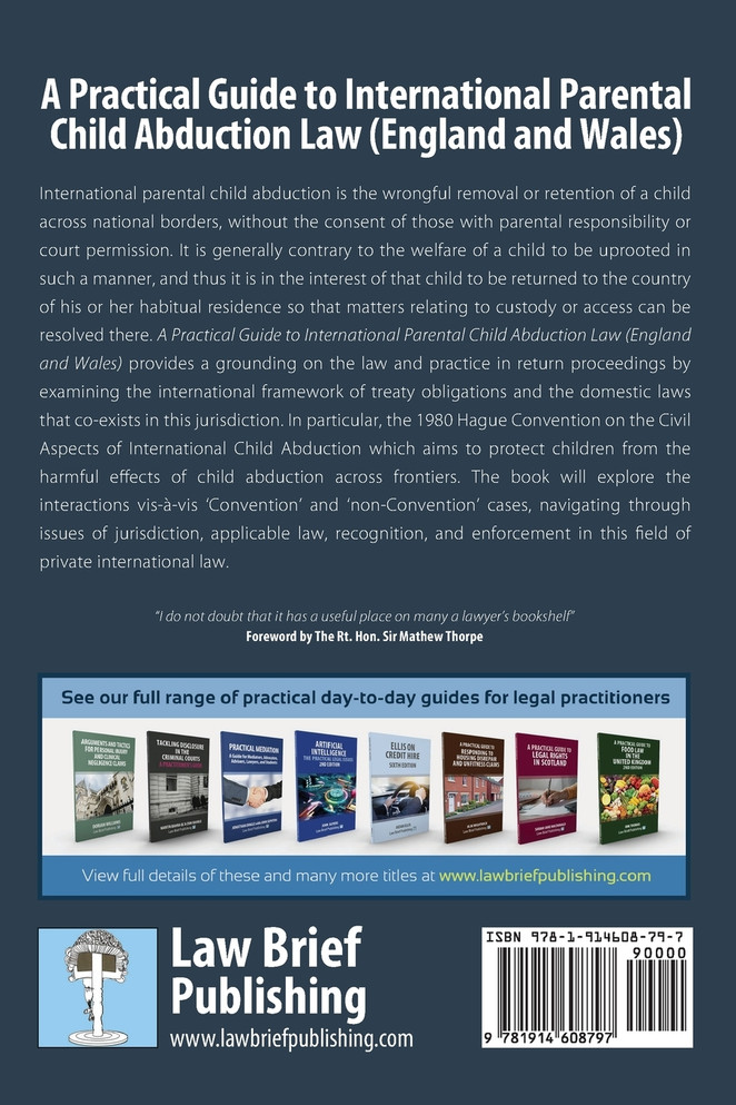 A Practical Guide to International Parental Child Abduction Law (England and Wales)