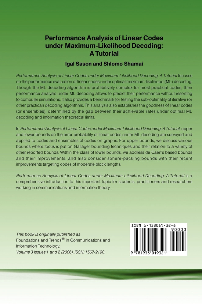 Performance Analysis of Linear Codes Under Maximum-Likelihood Decoding