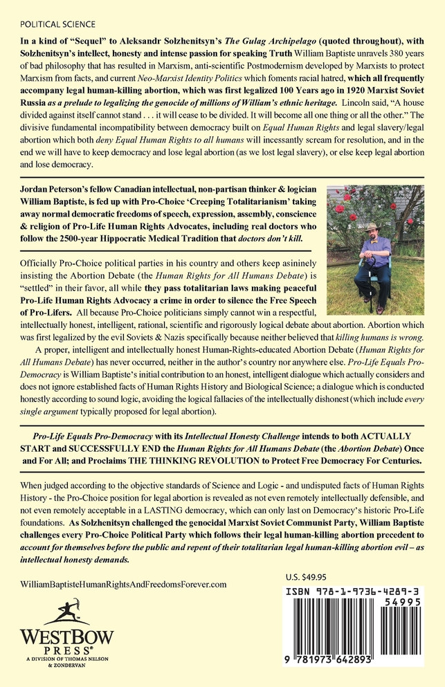 Pro-Life Equals Pro-Democracy