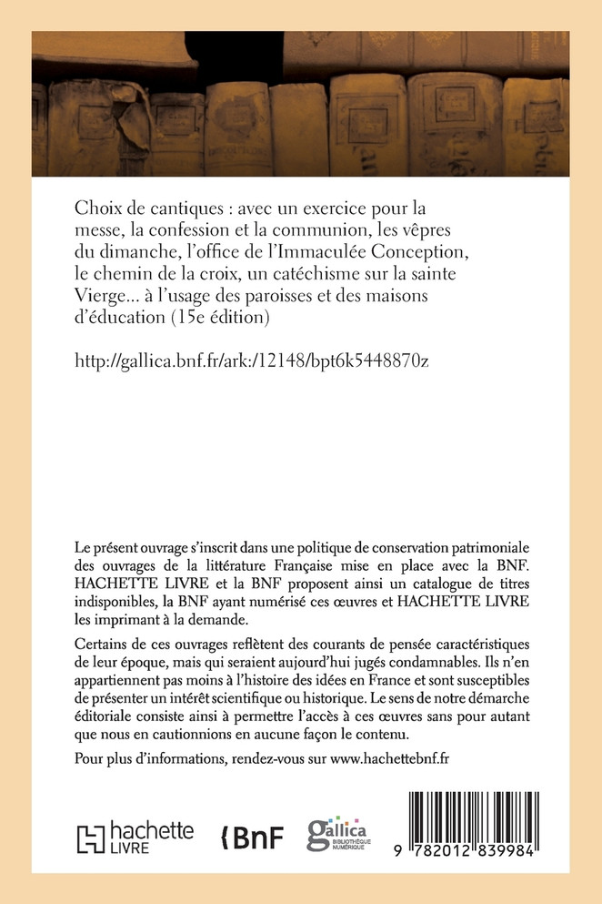 Choix de cantiques