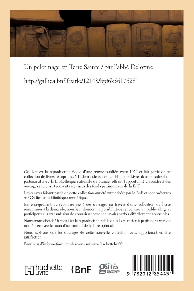 Un pèlerinage en Terre Sainte (Éd.1867)