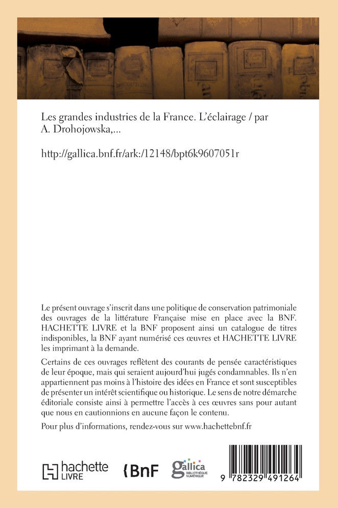 Les grandes industries de la France. L'éclairage
