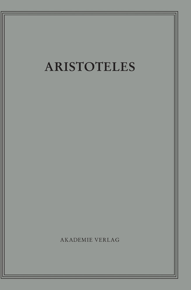 Analytica Priora. Buch I